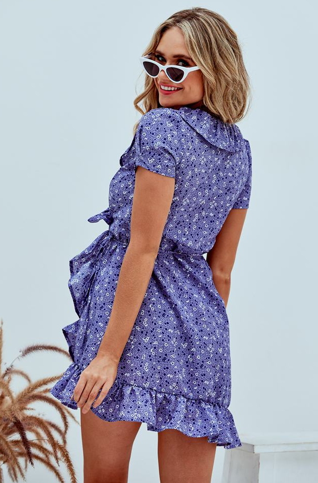 The Purple Rain Wrap Mini Dress The HALF Boutique The Purple Rain Wrap Mini Dress The HALF Boutique