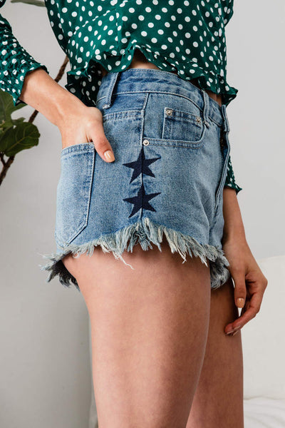 Stunning Star Shorts - The Half Clothing