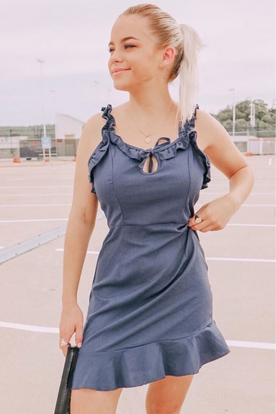Stella’s Navy Dress